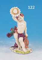 PORZELLANFIGUR, NYMPHENBURG, UM 1880, ENTWURF BUSTELLI, BUNT BEMALT, H. CA. 13 CM