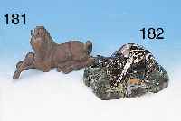 SKULPTUR, ALT MEERSBURG, 30ER JAHRE, KERAMIK, FAUCHENDE WILDKATZE, BUNT GLASIERT, TEILS LAUFGLASUR, H. CA. 9.5 CM