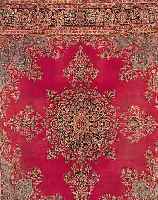 KERMAN, PERSIEN, 282 X 271CM, EHZ 4 FLOR WOLLE, CA.50 JAHRE