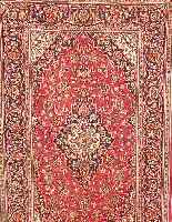 KESCHAN, PERSIEN, 211 X 137CM, EHZ 3 FLOR WOLLE, CA.30 JAHRE