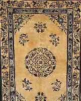 PEING, CHINA, 193 X 123CM, EHZ 4-5 FLOR WOLLE, UM 1900