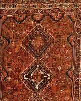 GASHGAI, PERSIEN, 310 X 225CM, EHZ 4 WOLLE AUF WOLLE, UM 1935