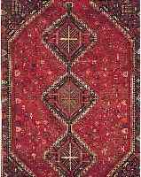 SHIRAZ, PERSIEN, 300 X 223CM, EHZ 3 WOLLE AUF WOLLE, UM 1950