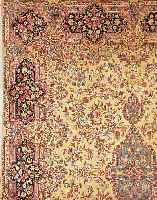 KERMAN, PERSIEN, 445 X 340CM, EHZ 3 FLOR WOLLE, CA.50 JAHRE