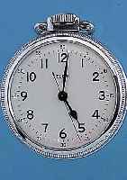 ELGIN MILITäRTASCHENUHR, REF.-NR. 15865, USA UM 1942, METALL HARTVERCHR., BODEN U. GLASR. GESCHR., FüR DIE BRIT. ARMEE, SO GRAV. AUF ...