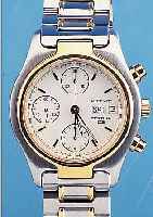 CERTINA ARMBANDCHRONOGRAPH BF AUTOMATIK, REF.-NR. 674/7070/44, SCHWEIZ UM 1996, EDELST.MATT., BODEN GEDR., DRüCKERKRONE, SOWIE LüNETTE U. ...