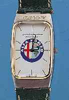 ORFINA HERRENARMBANDUHR PINIFARINA/ALFA ROMEO, REF.-NR. 7018N, SCHWEIZ UM 1995, EDELST. MATT., HIGH-TECH-QUARTZWERK, MINERALFLACHGL., LüNETTE ...