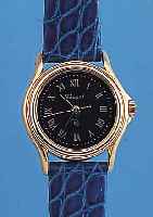 CHAGALL DAMENARMBANDUHR, REF.-NR. 9E903-C, SCHWEIZ UM 1988, METALL HARTVERG., SAPHIR- FLACHGL., HIGH-TECH-QUARTZWERK, LEDERB., NEU- TR. ETUI, ET ...