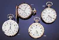DEUTSCHE UHRENFABRIKATION A. LANGE & SöHNE HERRENTASCHENUHR LEPINE, REF.-NR. 90998, DEUTSCHLAND UM 1931, GG 585/000, FORM ROYAL, 3-TEILIGES ...