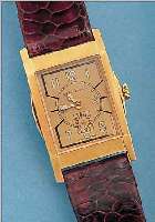 NUMA JEANNIN HERRENARMBANDUHR, SCHWEIZ UM 1968, METALL HARTROTVERG., EDELST.-BOD. AUFGEDR., 2-FARB. BLATT, LEDERBD., NEUTR.ETUI, ...