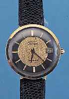 LONGINES HERRENARMBANDUHR ADMIRAL, REF.-NR. 3027-505, UM 1970, GG-FILLED, EINSCHALENGEH., GET. A-WELLE, ZENTRALSEK., DATUM, 2-FARB. BLATT M. 5 ...