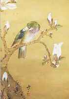 SHIZAN, *1733 - 1805, MIT EIGENTLICHEM NA- MEN KUSUMOTO HAKKEI, SCHüLER SEINES VATERS SHISEKI (1712-86), GEHöRT ZUR SCHULE VON NAGASAKI, ...