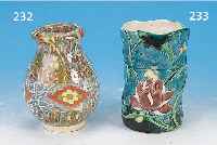 VASE, FRANKREICH, VALLAURIS, 30ER JAHRE, BUNTE SOG. MOSAIKKERAMIK, H. CA. 11,5 CM