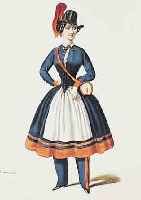 KONVOLUT 24 MODESTICHE, AUS "GALERIE DRAMATIQUES - COSTUMES DES THEATRES DE PARIS" N DOLLET, LARAUCHIE UND LASSALLE, CA. 1860, ...