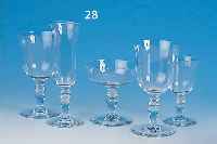 GROßES GLäSERSET, BACARAT, 20. JH., 50-TEI- LIG, FARBL. GLAS, BEST. AUS: 10 SEKTSCHALEN, H. 11 CM; 10 HOHE SEKTGLäSER, H. 19 CM; 10 ...