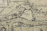 KONVOLUT VON 6 BLATT MAINZ, 1.) KUPFERSTICH M. MERIAN, DIE BELäGERUNG DER STATT MAYNTZ DURCH DIE RöM. KAY ARMEE IM JAHR 1635, ...