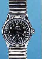 ORIS ARMBANDUHR, ANTISHOCK, SCHWEIZ UM 1996,BAUWEISE UM 1958, METALL VERCHR., INCL. ME- TALLBAND, BODEN EDELST. GESCHR., KLASS. DATUM-ANZ. AUF ...