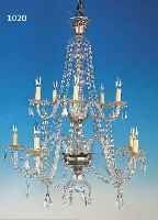 DECKENLüSTER, WOHL ITALIEN, 30ER JAHRE, FARBLOSES GLAS, H. CA.100 CM OHNE KETTE, D.70CM, ...