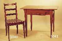 TISCH, BIEDERMEIER, UM 1820/30, KIRSCHBAUM MASSIV, POLIERT, MIT ALTEN KL. AUSBES-, SERUNGEN, ...
