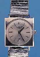 LONGINES HERRENARMBANDUHR, REF.-NR. 2697/ 370, SCHWEIZ/USA UM 1966, EDELST.-EINSCHALEN- CARREE-GEH., GET. A-WELLE, BEI FERTIGST. WAS- SERGESCH., ...