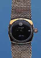 LONGINES DAMENARMBANDUHR, AUTOMATIK, SCHWEIZ/USA UM 1968, GG-FILLED INCL. GG-FIL- LED-FLECHTBAND, EINSCHALENAUSF., GET. A-WELLE,BEI ...