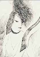 LAURENCIN, MARIE, 1885 PARIS - 1956, PORTRäT EINER FRAU, LITHOGRAPHIE AUF VELIN, TROCKENSTEMPEL DER SOCIETE DES PEINTRES- GRAVEURS ...