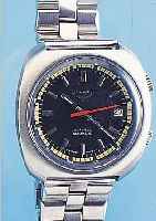 LONGINES HERRENARMBANDUHR ADMIRAL, REF.-NR. 2331/1, SCHWEIZ UM 1969, EDELST. MASSIV MATT.,EDELST.-BAND, ZIFFERBLATTAUßENKRANZ M. 60ER TEILUNG ...