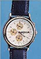 KONVOLUT: 2 ARMBANDCHRONOGRAPHEN, QUARTZ, BEIDE 20/SEK. STOPPAUFLöSUNG, 60-MIN.- U. 12- STD.-STOPPZäHLER, 1X ZENTRA, IM ...