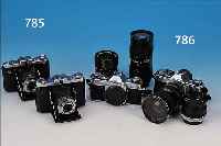 ZEISS IKON KONVOLUT, IKONTA B (523/16), 50ERJAHRE MIT NOVAR 75MM 1:3.5 IN PRONTOR VERSCHLUß; NETTAR IIB "SIGNAL NETTAR" ...