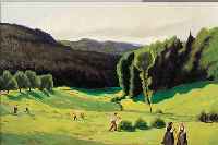HöFLER, WILHELM, GEB. 1887 HANAU, , HEUERNTE IN HüGELIGER LANDSCHAFT, ÖL/LWD, RE. U. SIGN., CA. 54 X 67 CM, R.