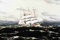 DIDSZUS, S., NACH 1950, , ÖL/LWD., 50 X 70 CM, SEGELSCHIFF, BEZ. PAMIR