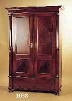 SCHRANK, GRüNDERZEIT, UM 1880/90, NUßBAUMFURNIER, 186 X 122 X 58 CM
