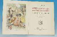 PAULE VERLAINE: FETE GALANTES, ROMANCES SANS PAROLES, ILLUSTRATIONEN/BUNTE KUPFERGRAVü- REN V. A. CALBET, SEHR BEKANNTER ILLUSTRATOR UND MALER ...