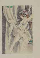 MARIO MEUNIER: POESIES DE SAPPHO, ED. EMILECHAMONTIN PARIS 1943, ILLUSTRATION: SYLAIN SAUVAGE, NUMER. AUFLAGE 2544/3000, 10 BUNTE EROTISCHE ...