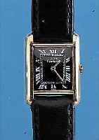 CARTIER DAMENARMBANDUHR TANK, REF.-NR. 3/042274, SCHWEIZ UM 1975, STERLINGSILBER VERG., MAßE CA. 28 X 21 MM, BODEN SEITL. 4- FACH ...
