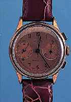 KONVOLUT: 2 HERRENARMBANDUHRCHRONOGRAPHEN, SCHWEIZER PRODUKTION, BEIDE BASISKAL. LANDE- RON, 1X UM 1942, METALL BER., KAL. 48, 1X METALL ...