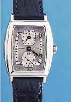 PESSEUX HERRENARMBANDUHR, DOCTORS WATCH, SCHWEIZ UM 1999, EDELST. POL., TONNENFORM, BODEN GEDR., BEI FERTIGST. WASSERGESCH., MI- ...