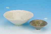 TEETASSE, CHINA, SONG-DYNASTIE, 960 - 1279 N. CHR., KERAMIK, SOG. PROTONPORZELLAN, OLIVGRüNE SELA-DONGLASUR, ...