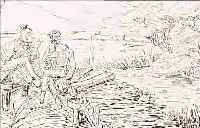 KUBIN, ALFRED, 1877-1959, , DREI LITHOGRAPHIEN AUS: DIE RAUHNACHT, BLATT 10, 11 UND 12, IM STEIN SIGN., JE CA. 24 X 37 CM
