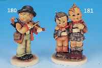 HUMMELFIGUR, GOEBEL, 1936, MAX UND MORITZ, STEINGUT BUNT BEMALT, NR. 123, H. CA. 13 CM