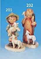 HUMMELFIGUR, GOEBEL, 1936, STEINGUT BUNT BEMALT, SCHäFERBUB, NR. 64, H. CA. 14 CM