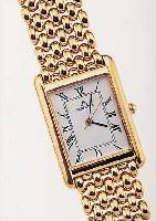 DUGENA HERRENARMBANDUHR, REF.-NR. 39041, SCHWEIZ/DEUTSCHLAND UM 1994, METALL HARTVER- G., INCL. BAND, MINERALFLACHGL., EMAILFARB. ...