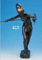 GROßE BRONZESKULPTUR, SCHMIDT-HOFER, UM 1900, H. 41 CM, AMAZONE, SIGNIERT