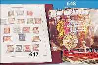 BRIEFMARKEN DEUTSCHES REICH, 1933/45, DIE SAMMLUNG AUS DEM 3. REICH IST MIT VIELEN POSTFRISCHEN UND UNGESTEMPELTEN SäTZEN BE- SETZT, DER ...