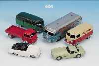 KONVOLUT AUS SECHS MODELLAUTOS, MäRKLIN, 50/ 60ER JAHRE, GUß: BMW 507 TOURING-SPORT, ORI-GINALLACKIERUNG MIT KL. AUSBESSERUNGEN; PHOE- NIX 8017, ...
