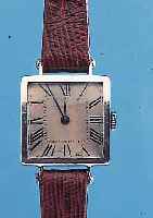 ETERNA DAMENARMBANDUHR, REF.-NR. 61178, SCHWEIZ/FRANKREICH UM 1940, GG/WG 750/000-GEH.WOHL HANDARBEIT (UNIKAT), GEH.-ZWISCHENTEIL SEITL. ...