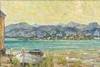 ALBITZ, RICHARD, *1876 BERLIN - 1954, SCHüLER DER BERLINER AKADEMIE, LANDSCHAFTS- MALER, WURDE MEHRFACH AUSGEZEICHNET, U.A. IN 1913 IN ...