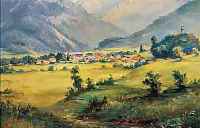 BAUER-BREDT, EDUARD, WIRKTE IN RUHPOLDING UND IST DORT BEREITS SEIT 1930 (DRESSLER) NACHGEWIESEN, HIER: ANSICHT VON RUHPOLDING ...
