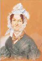 BIEDERMEIERKüNSTLER, FEIN GEMALTES PORTRäT EINER DAME MIT HAUBE, PASTELL, SCHWER LESBAR SIGN., DAT. 1837, 27,5 X 22 CM, UNTER GLAS GERAHMT ...
