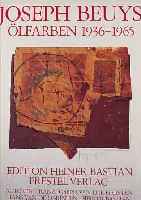 BEUYS, JOSEPH, PLAKAT UND ZWEI MULTIPLES, 60.5 X 42 CM, ÖLFARBEN, 1936-65 UND ZWEI, KARTEN, 10.3 X 14.8 CM, ALLE TEILE ...